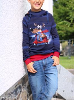 Panel French Terry Swafing Thorsten Berger - Winter Moods Rentier